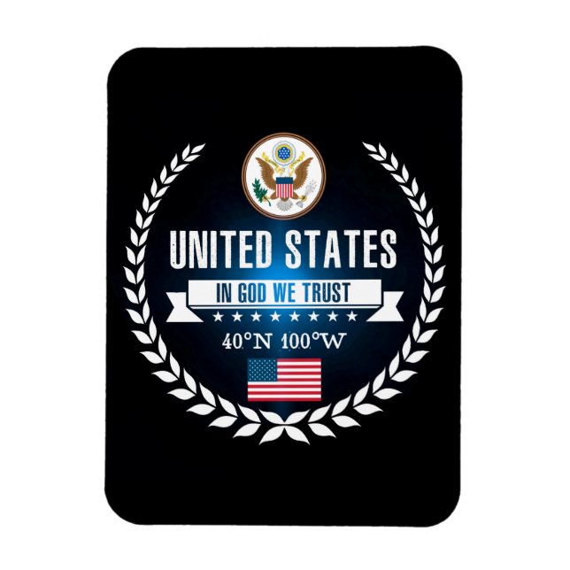 Magnet Flexible États-Unis (Vertical)