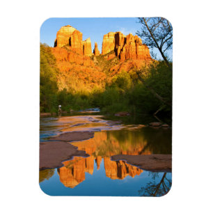Magnet Flexible États-Unis, Arizona. Cathedral Rock au coucher du