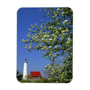 Magnet Flexible États-Unis, Michigan, East Tawas. Phare de Tawas a