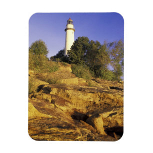 Magnet Flexible États-Unis, Michigan, lac Huron. La Pointe aux Ba