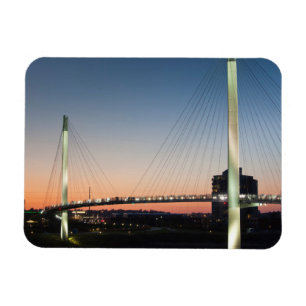 Magnet Flexible États-Unis, Nebraska, Omaha, Bob Kerrey Piéton