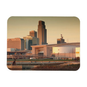 Magnet Flexible États-Unis, Nebraska, Omaha, Skyline