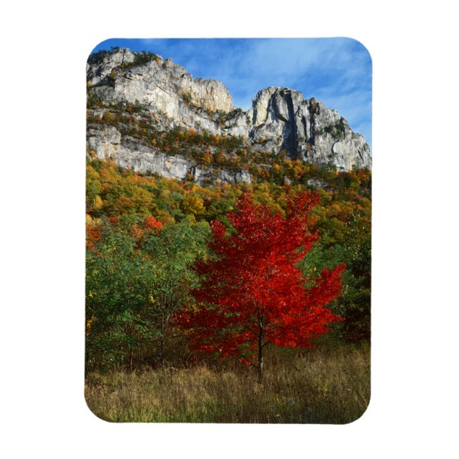 Magnet Flexible États-Unis, Virginie-Occidentale, Rocks Knob-Senec (Vertical)