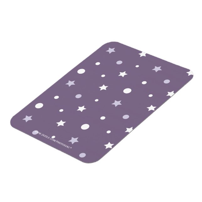 Magnet Flexible Étoiles violettes (Côté Gauche)
