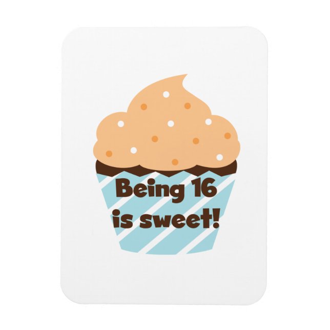 Magnet Flexible Etre 16 est Sweet Anniversaire T-shirts et cadeaux (Vertical)