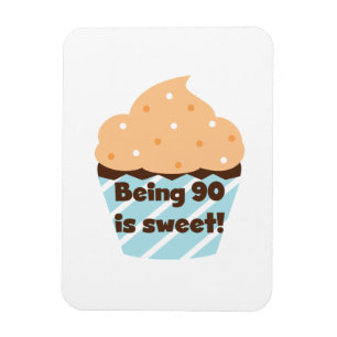 Magnet Flexible Etre 90 est Sweet Birthday T-shirts et cadeaux