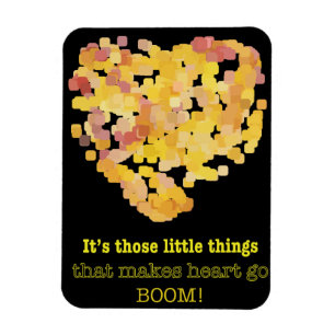 Magnet Flexible Être en amour citation : Ce sont ces petites chose