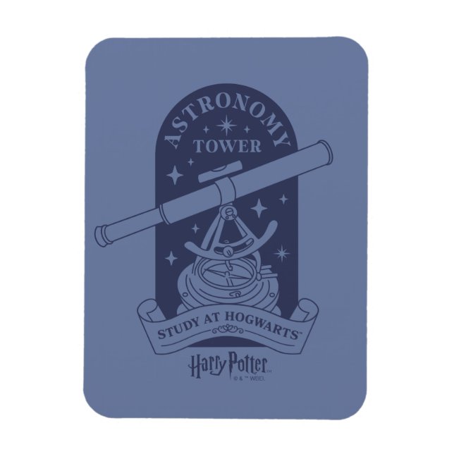 Magnet Flexible Étude à la tour d'astronomie HOGWARTS™ (Vertical)
