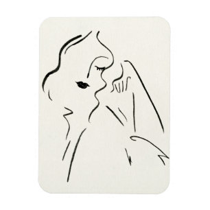 Magnet Flexible Étude simple - croquis de Madame