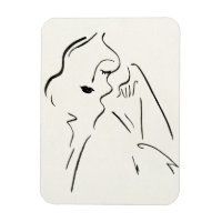 Étude simple - Croquis d'une dame