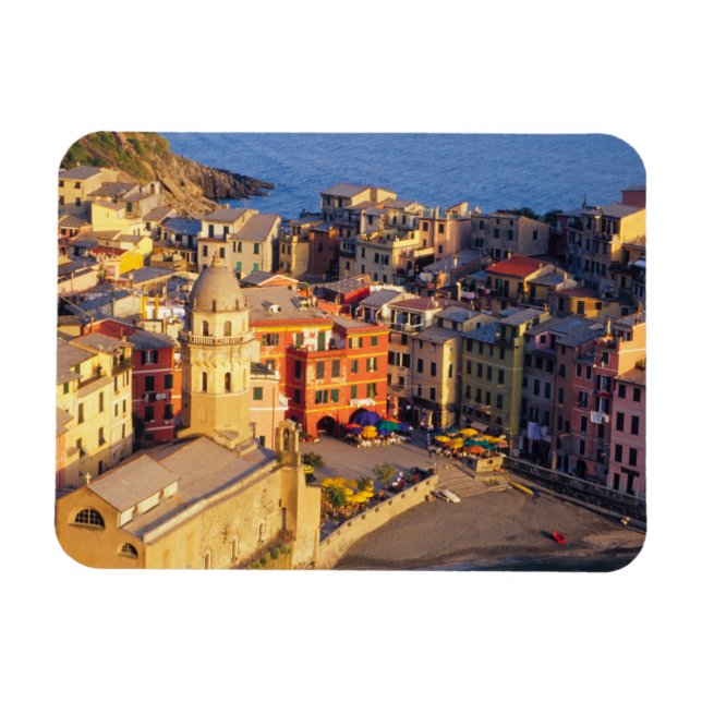 Magnet Flexible Europe, Italie, Cinque Terre. Village de Vernazza (Horizontal)