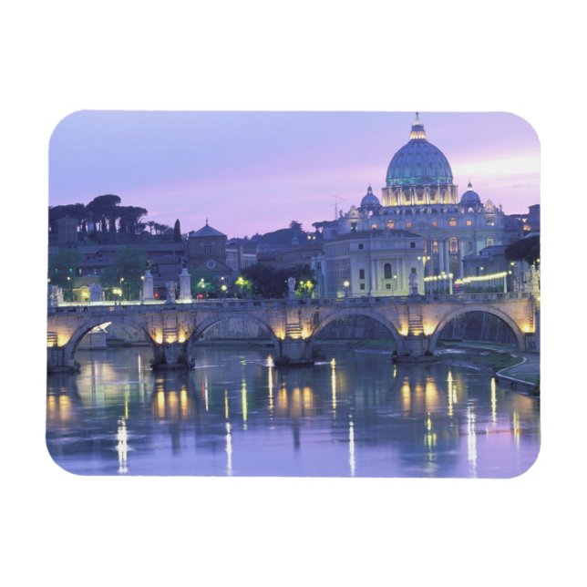 Magnet Flexible Europe, Italie, Rome, Vatican. St. Peter & (Horizontal)