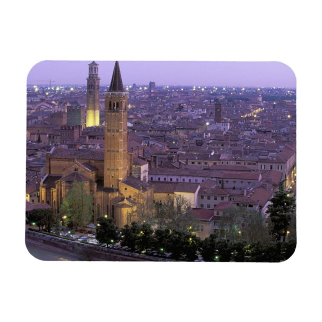 Magnet Flexible Europe, Italie, Vénétie, Vérone. Vue de Castel (Horizontal)