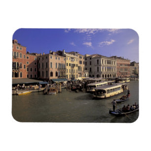 Magnet Flexible Europe, Italie, Venise, Circulation de bateaux par