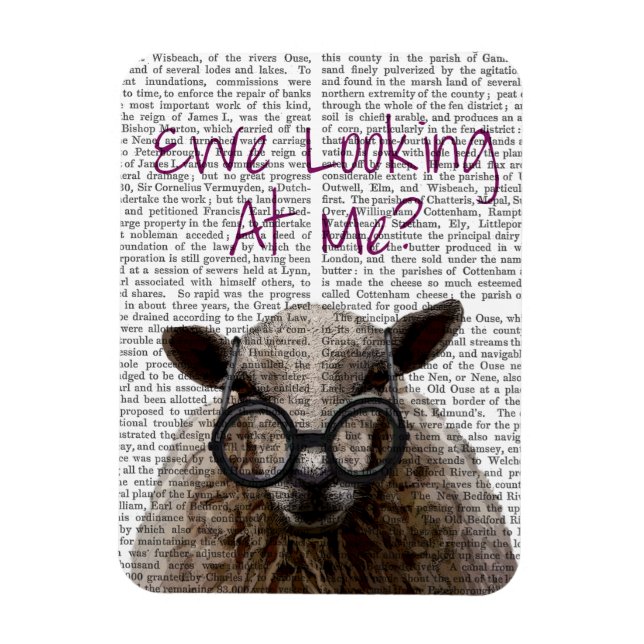 Magnet Flexible Ewe Regard Me DeNiro Mouton 2 (Vertical)