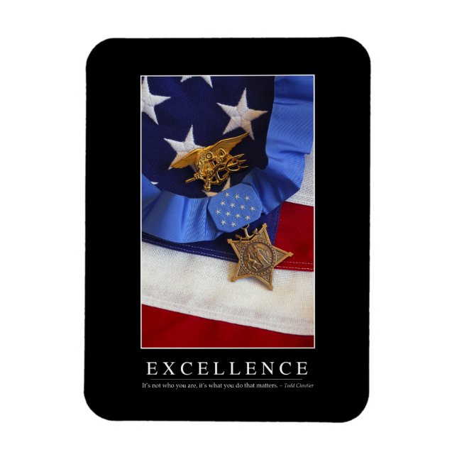 Magnet Flexible Excellence : Citation inspirante (Vertical)