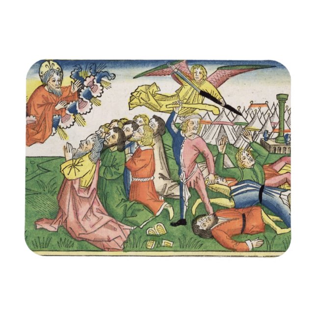 Magnet Flexible exodus 32 15-23 Moïse breaking the stone tablets, (Horizontal)