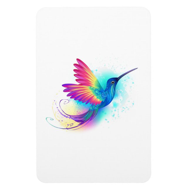 Magnet Flexible Exotic Rainbow Hummingbird (Vertical)