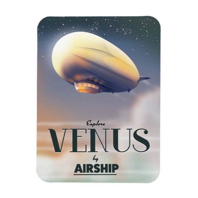 Magnet Flexible Explorer Vénus en dirigeable (Vertical)