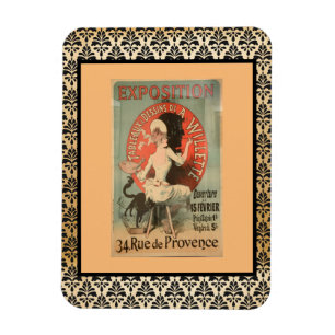 Magnet Flexible Exposition de l'artiste français Willette