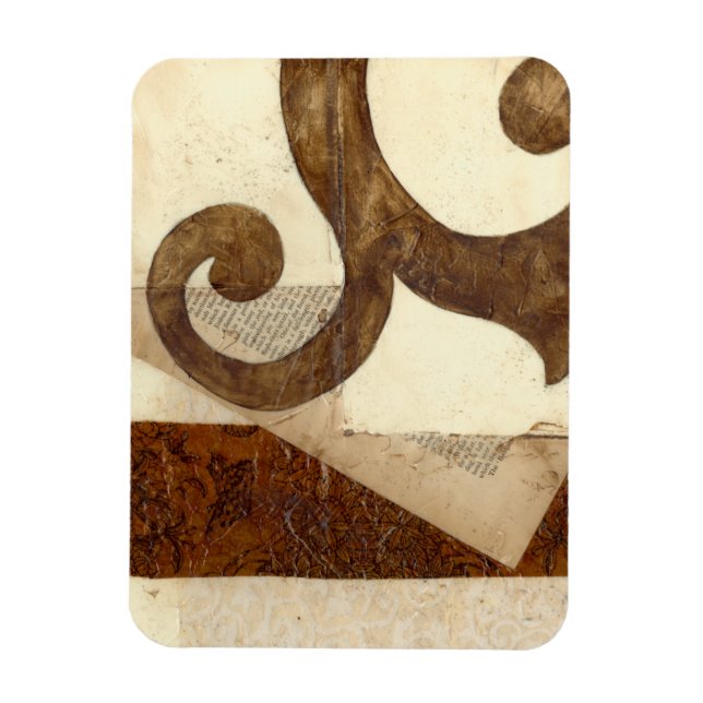 Magnet Flexible Extrait vintage de journal (Vertical)