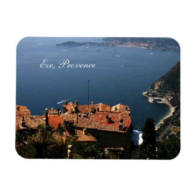Magnet Flexible Eze, aimant de vue Provence (Horizontal)