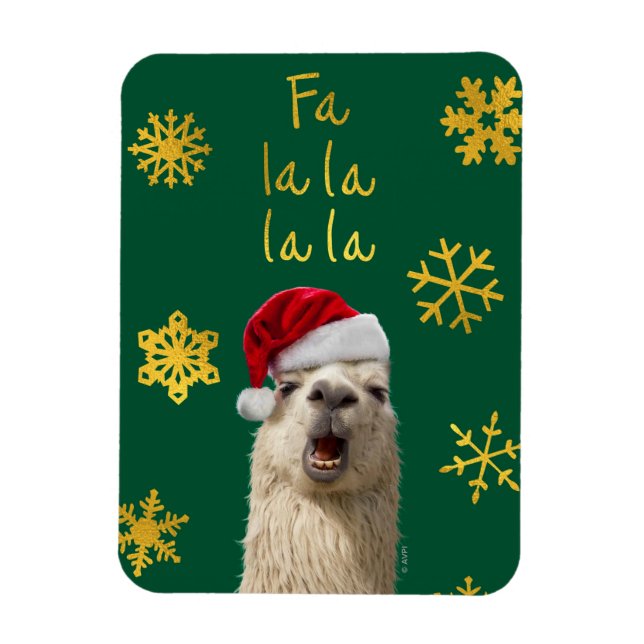 Magnet Flexible Fa La La Llama (Vertical)