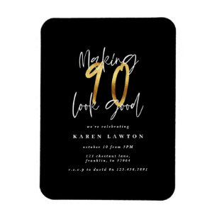 Magnet Flexible Faire 90 paraître bonne invitation pour l'annivers