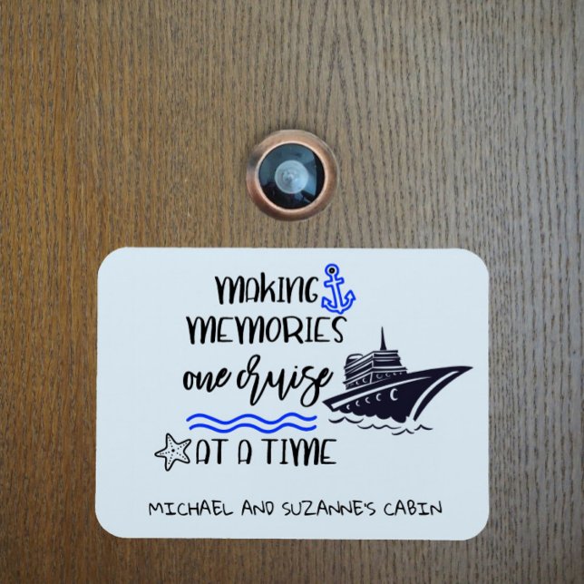 Magnet Flexible Faire des souvenirs une croisière à un Cabine à la (Créateur téléchargé)