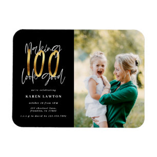 Magnet Flexible Faire paraître 100 une bonne invitation pour l'ann