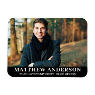 Magnet Flexible Faire-part d'études supérieures en photo