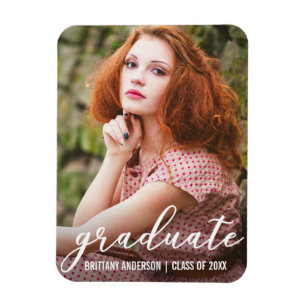 Magnet Flexible Faire-part photo stylish Graduation