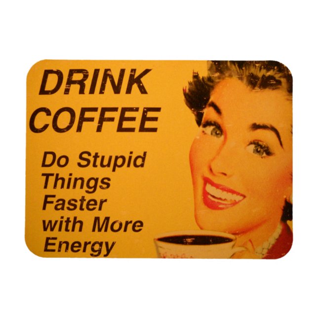 Magnet Flexible Faites des choses stupides plus vite (Horizontal)