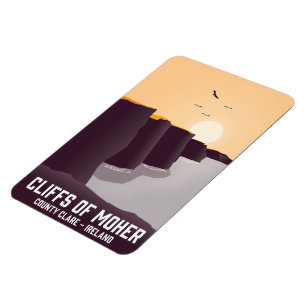 Magnet Flexible Falaises de Moher Comté Clare, Irlande.