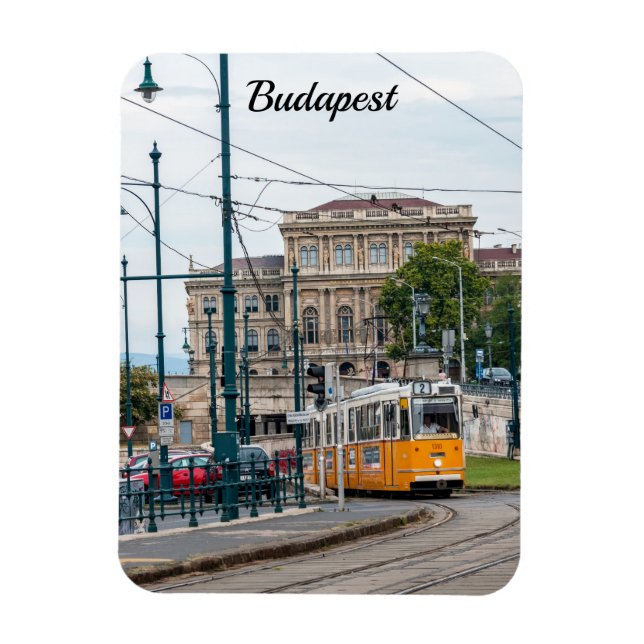 Magnet Flexible Fameux Tramway deux à Budapest, Hongrie (Vertical)