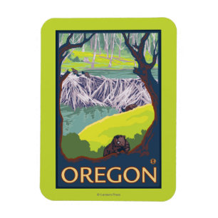 Magnet Flexible Famille des castors