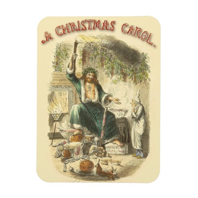 Magnet Flexible Fantôme de Noël Présent Scrooge (Vertical)