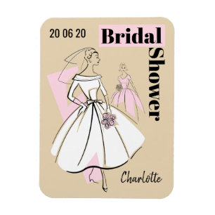 Magnet Flexible Fashion Bride Neutral Fête des mariées flexible