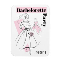 Fashion Bride Pink Bachelorette Party flexible