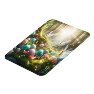 Magnet Flexible Fées de la Forêt Mystique Œufs de Printemps Magiqu