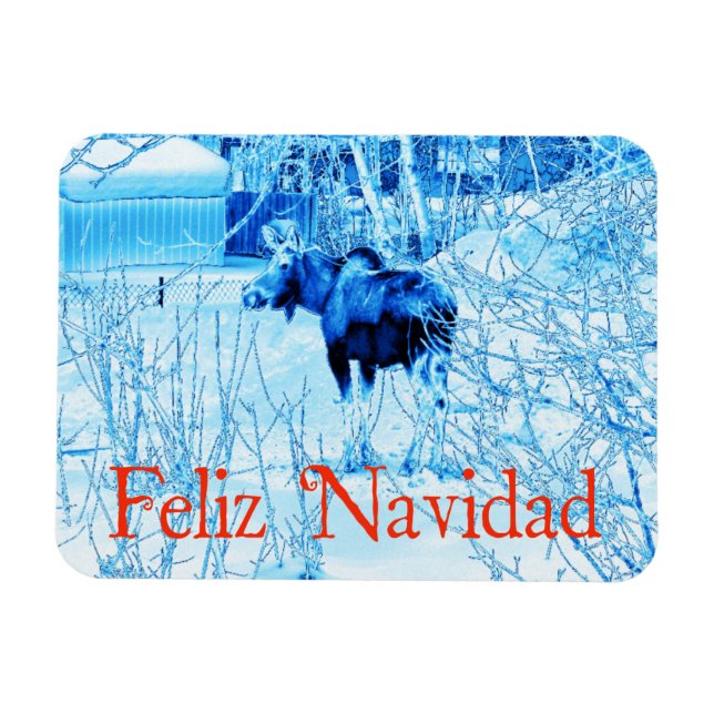 Magnet Flexible Feliz Navidad - Oie urbaine (Horizontal)