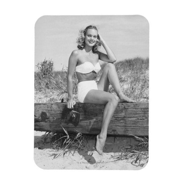 Magnet Flexible Femme en Bikini (Vertical)