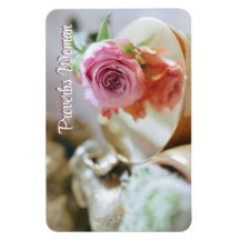 Femme Rose chrétienne et proverbe