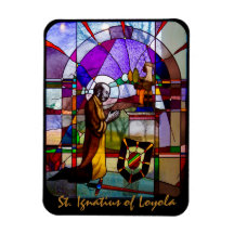 Fenêtre en verre de Loyola de St. Ignace