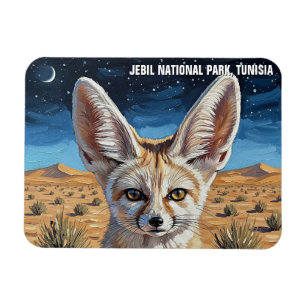 Magnet Flexible Fennec Fox dans le Parc National Jebil Tunisie