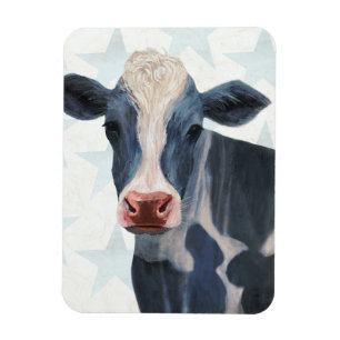 Magnet Flexible Ferme patriotique - vache