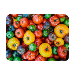 Magnet Flexible Fermes   Récolte colorée de tomates