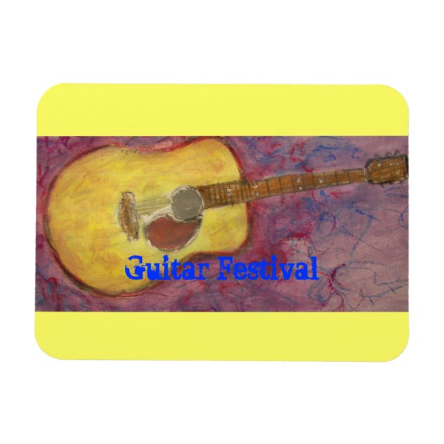 Magnet Flexible Festival de guitare (Horizontal)