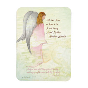 Magnet Flexible Fête des mères Angel religieux, Cadeau vertical