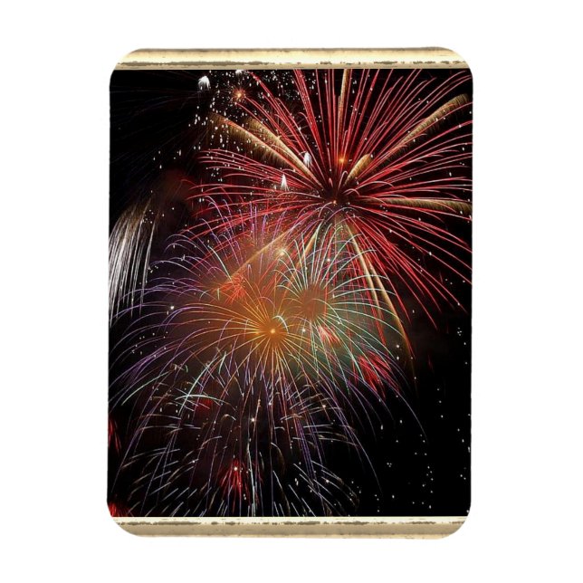 Magnet Flexible Feu d'artifice du Nouvel An (Vertical)